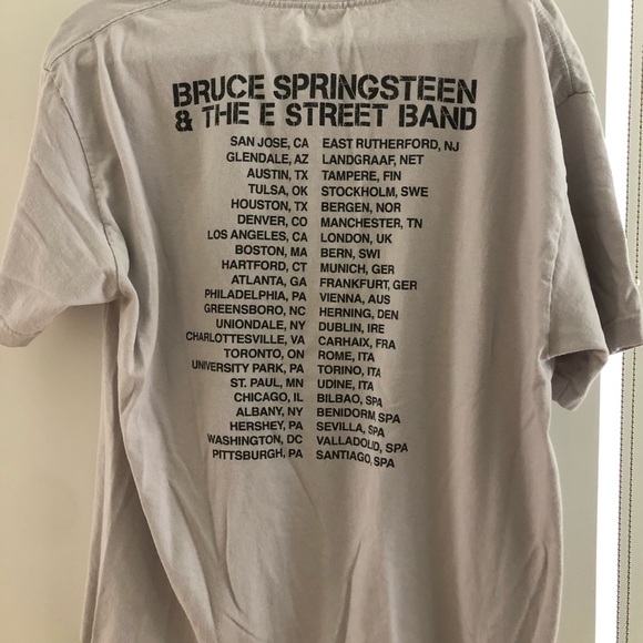 Shirts | Bruce Springsteen Concert Tee | Poshmark